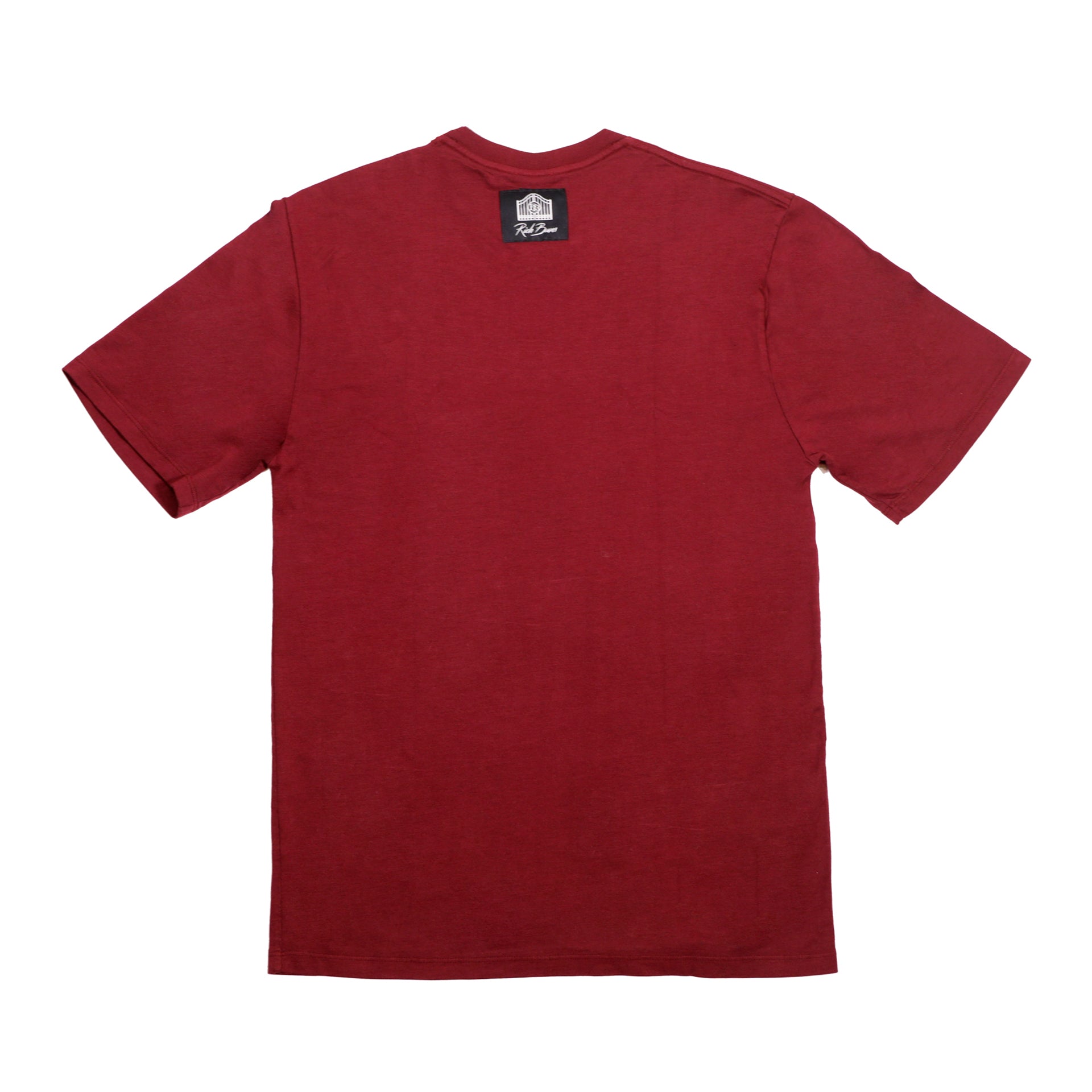 Basic Label Tee Maroon