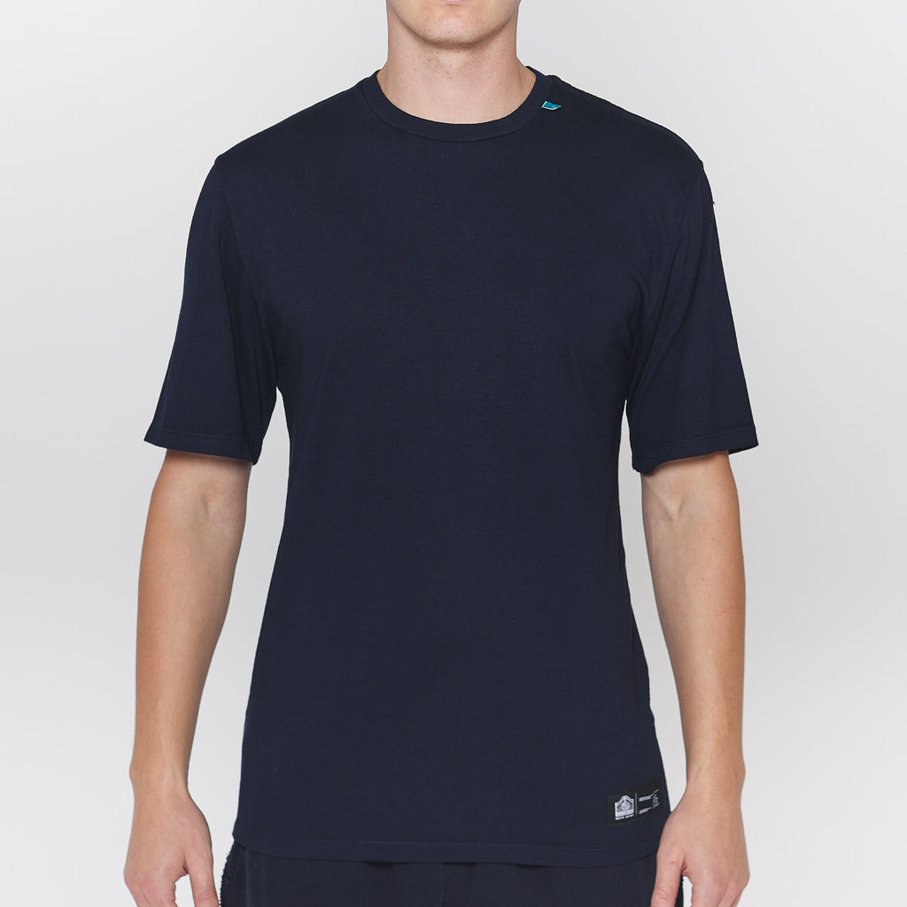 Basic Label Tee Navy