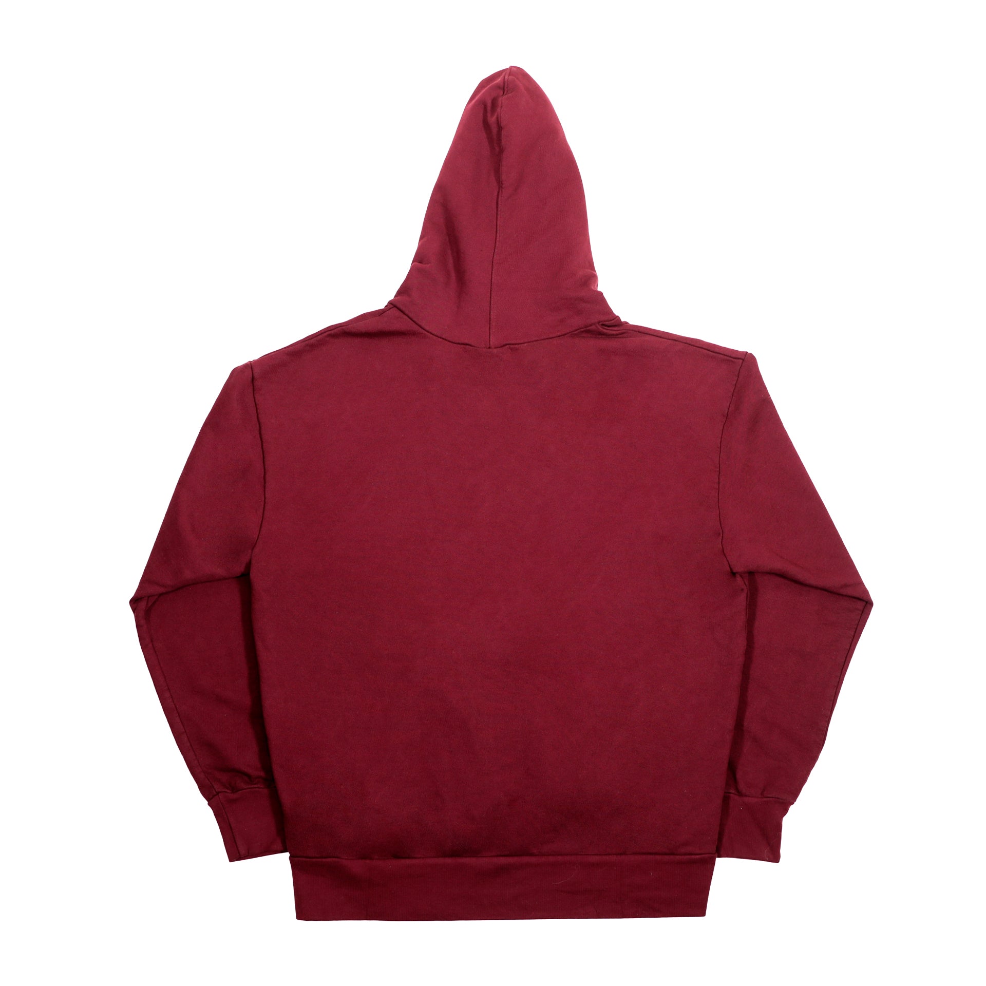 Cross Over Hoodie Maroon