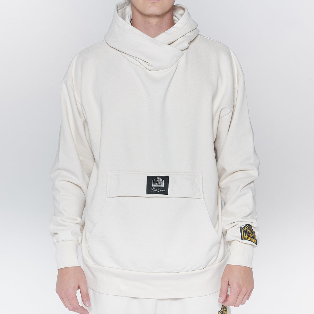 Cross Over Hoodie Ivory