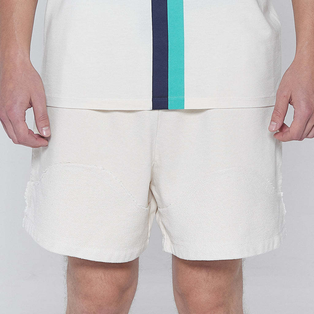 Gate Silhouette Shorts Ivory