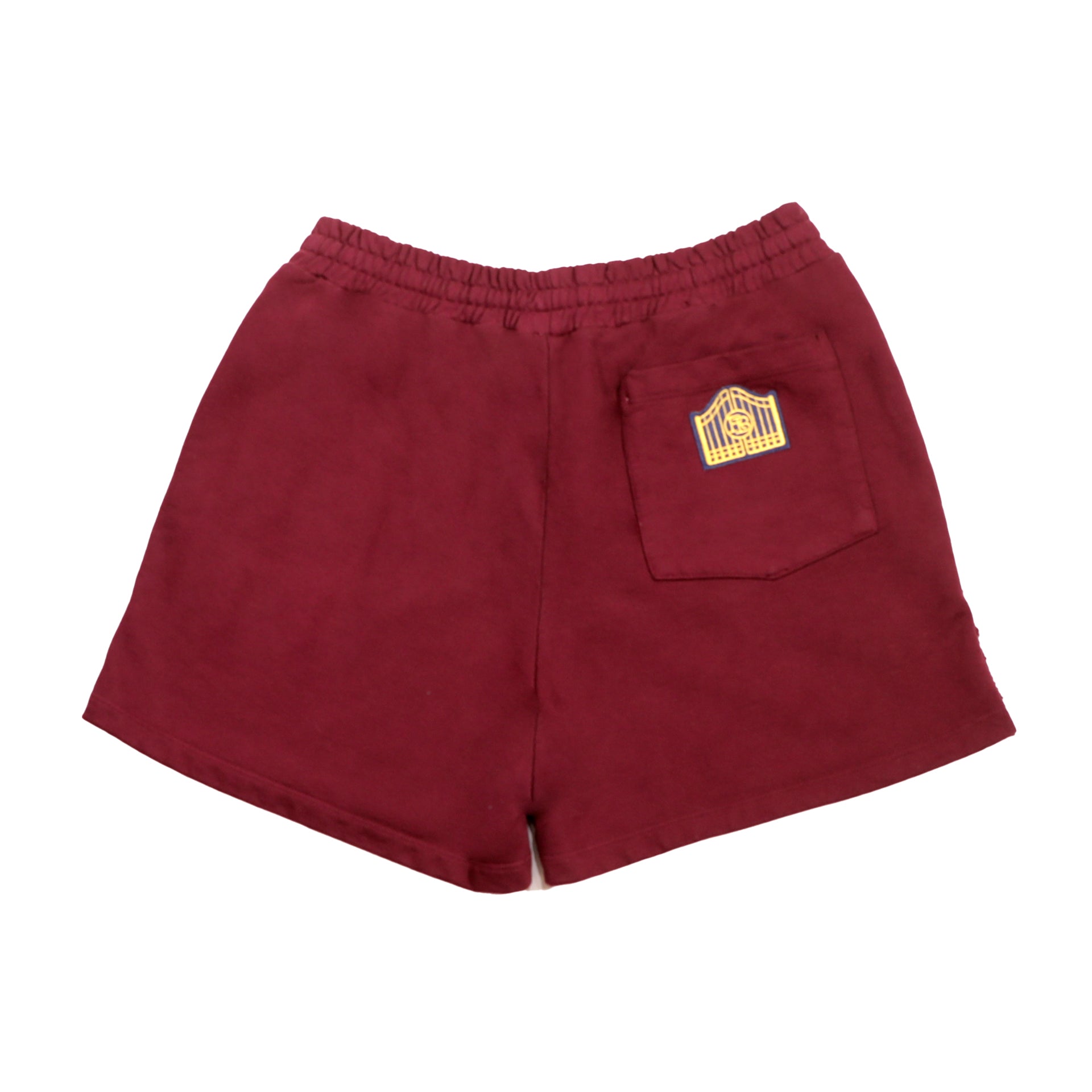 Gate Silhouette Shorts Maroon