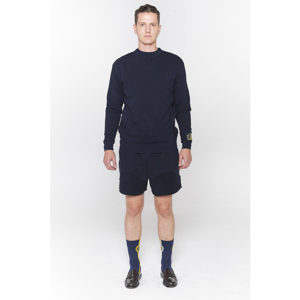 Gate Silhouette Shorts Navy