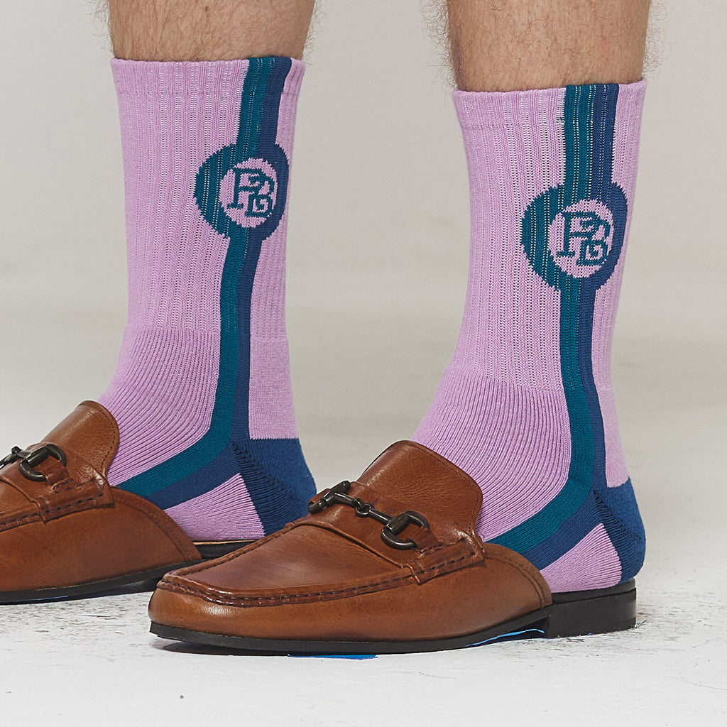 Rich Bums Socks lavender