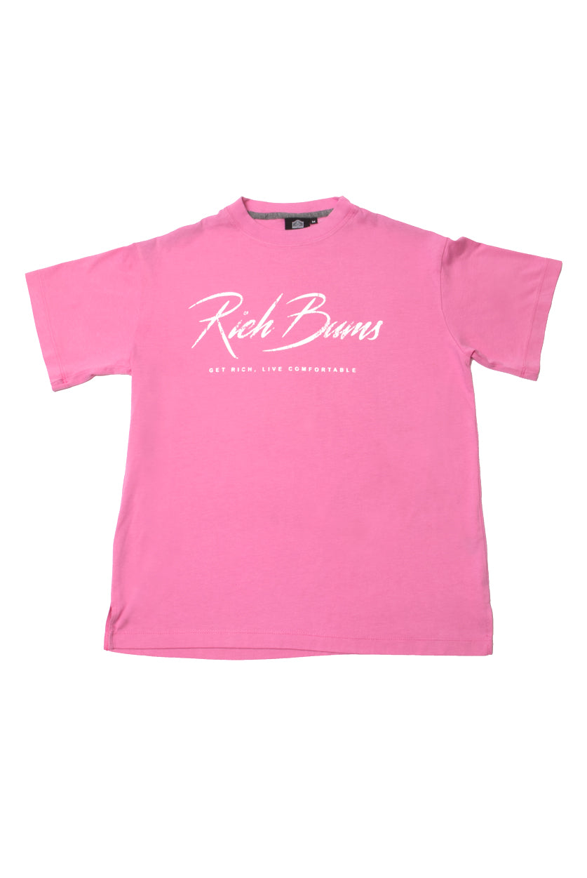 Get Rich, Live Comfortable T-Shirt PINK